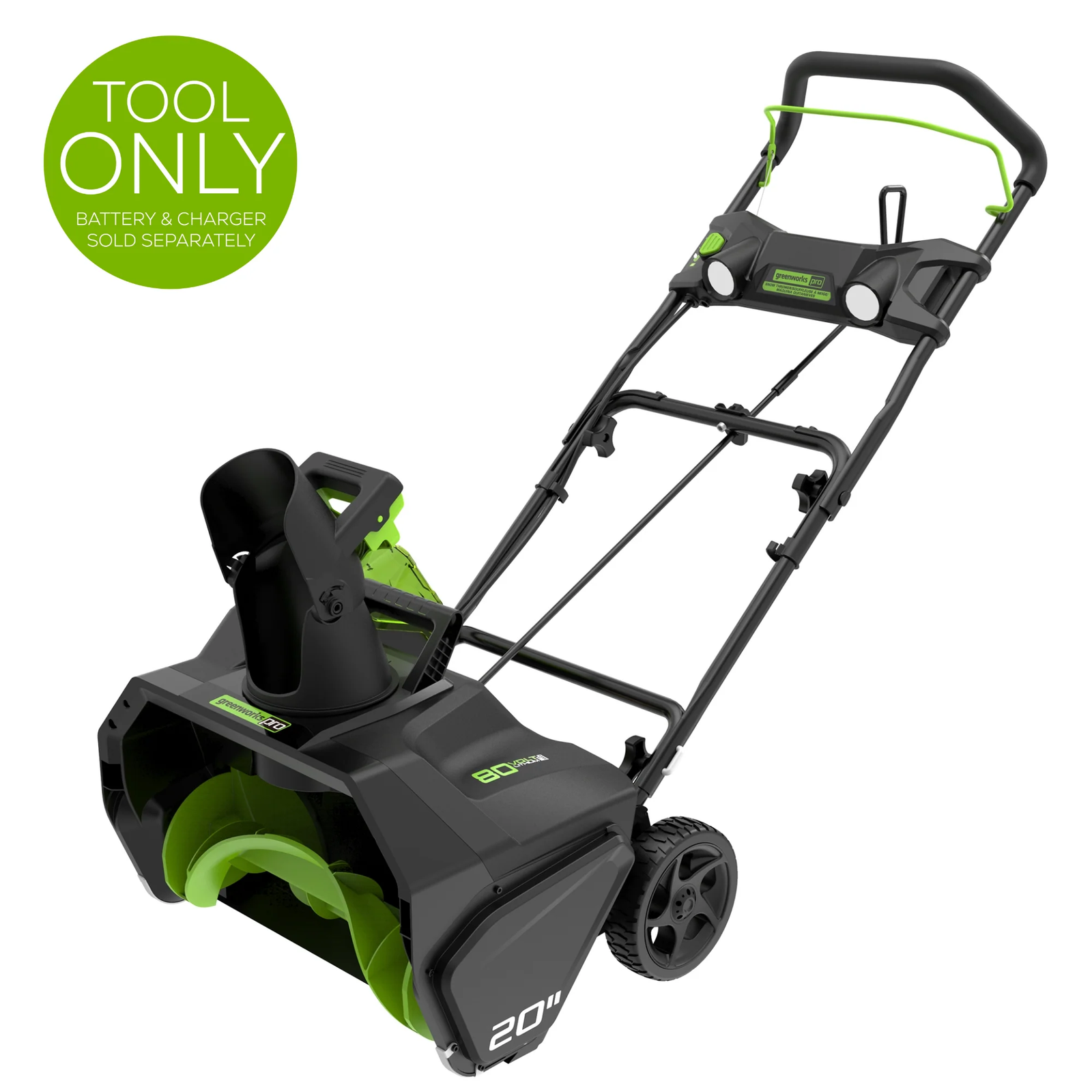 Souffleuse à neige sans fil Greenworks PRO 80V 20" (outil seulement)